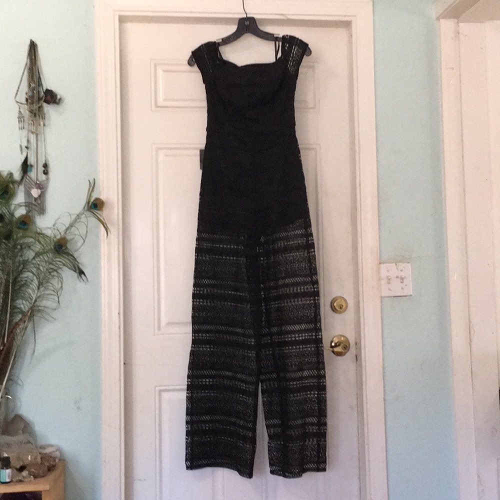 Bebe lace jumpsuit